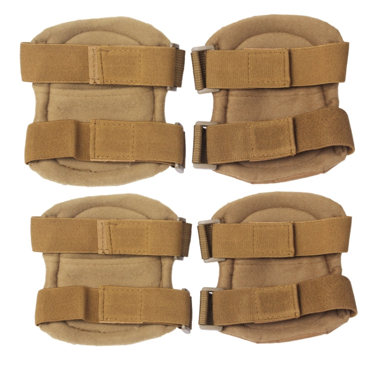 Set ginocchiere e gomitiere, Pads Set(Yellowish Brown)