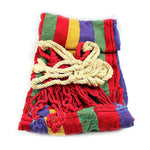 Amaca singola da campeggio in tela per esterni, dimensioni: 185 cm x 80 cm, 185cm x 80cm (Red), 260cm x 100cm (Blue)