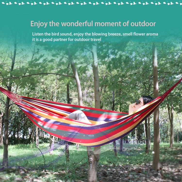 Amaca singola da campeggio in tela per esterni, dimensioni: 185 cm x 80 cm, 185cm x 80cm (Red), 260cm x 100cm (Blue)