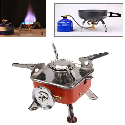 Fornello da campeggio portatile con bruciatore a gas per picnic all'aperto, HM166-L7