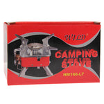 Fornello da campeggio portatile con bruciatore a gas per picnic all'aperto, HM166-L7