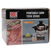 Fornello da campeggio portatile con bruciatore a gas per picnic all'aperto, K-202