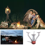 Fornello a gas da campeggio ultra mini portatile da esterno in acciaio inossidabile WH-S001, WH-S001