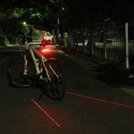 Lampada di coda laser con telecomando wireless Meilan X5 per bicicletta, livello impermeabile: IPX4, Wireless Remote Control Laser Tail Lamp