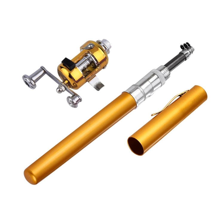 Canna da pesca stile penna, Circle Pulley Gold, Flywheel Silver, Flywheel Gold