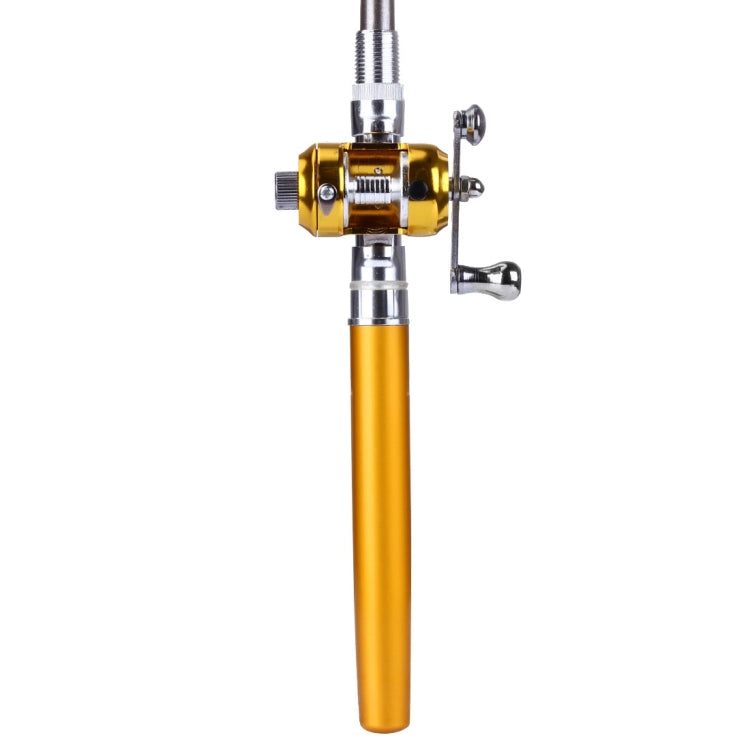 Canna da pesca stile penna, Circle Pulley Gold, Flywheel Silver, Flywheel Gold