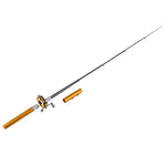 Canna da pesca stile penna, Circle Pulley Gold, Flywheel Silver, Flywheel Gold