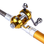 Canna da pesca stile penna, Circle Pulley Gold, Flywheel Silver, Flywheel Gold