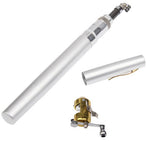 Canna da pesca stile penna, Circle Pulley Gold, Flywheel Silver, Flywheel Gold