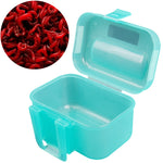 Scatola per attrezzatura da pesca in plastica per lombrichi vivi, scatola per esche per gamberetti, Bug Shrimp Bait Box
