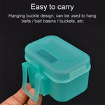 Scatola per attrezzatura da pesca in plastica per lombrichi vivi, scatola per esche per gamberetti, Bug Shrimp Bait Box