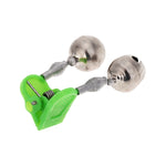 10 accessori da pesca, campanelli gemelli, clip su canna da pesca, allarme esca da pesca, consegna colore casuale, Fishing Bait Alarm