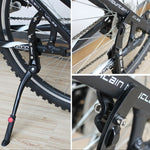 Cavalletto laterale regolabile per bici a doppia installazione per mountain bike