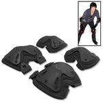 Equipaggiamento protettivo esclusivo per coppie a forma di X Hatch XTAK per ginocchia e gomiti, Pads Protective Gear(Black)