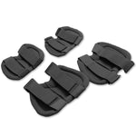Equipaggiamento protettivo esclusivo per coppie a forma di X Hatch XTAK per ginocchia e gomiti, Pads Protective Gear(Black)