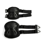 Equipaggiamento protettivo esclusivo per coppie a forma di X Hatch XTAK per ginocchia e gomiti, Pads Protective Gear(Black)
