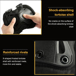 Equipaggiamento protettivo esclusivo per coppie a forma di X Hatch XTAK per ginocchia e gomiti, Pads Protective Gear(Black)