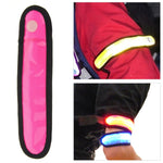 Torcia a LED con striscia polimerica a clip con indicatore luminoso a batteria, LED Magenta, LED Green, LED Orange