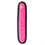 Torcia a LED con striscia polimerica a clip con indicatore luminoso a batteria, LED Magenta, LED Green, LED Orange