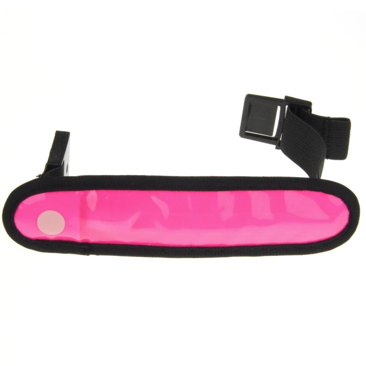 Torcia a LED con striscia polimerica a clip con indicatore luminoso a batteria, LED Magenta, LED Green, LED Orange