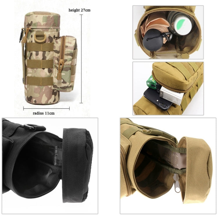 Tasche generali portatili regolabili a forma di bollitore, Yellowish Brown, Camouflage Kettle, Black