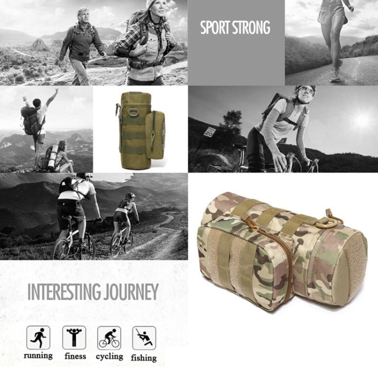 Tasche generali portatili regolabili a forma di bollitore, Yellowish Brown, Camouflage Kettle, Black