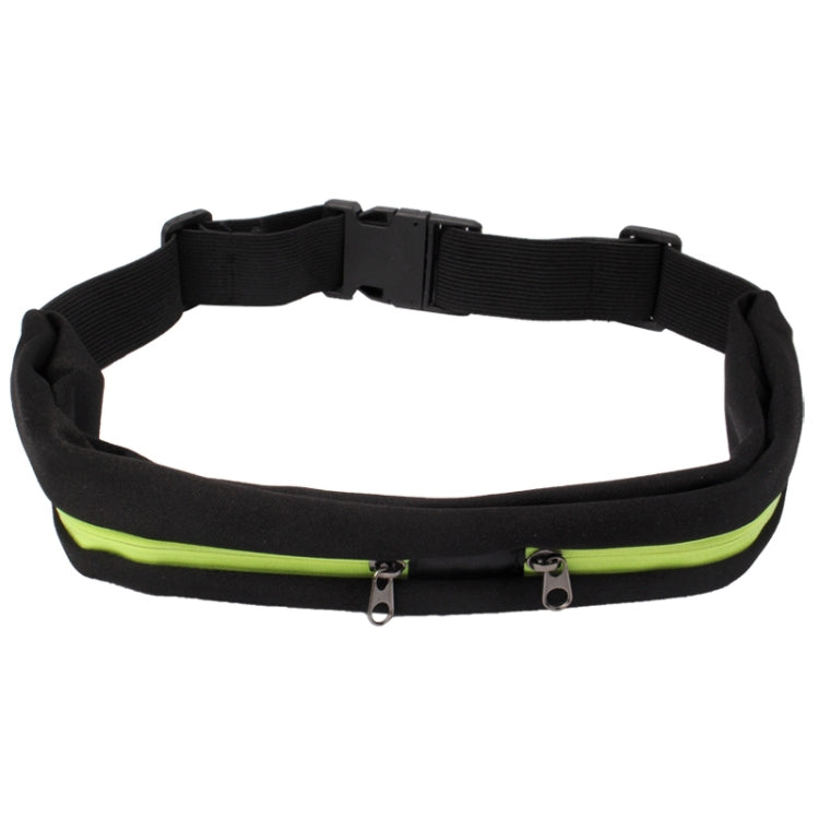 Marsupio sportivo impermeabile elastico in vita con due tasche, marsupio con cerniera, Green, Sports+Orange, Blue, Sports+Black, Magenta