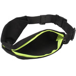 Marsupio sportivo impermeabile elastico in vita con due tasche, marsupio con cerniera, Green, Sports+Orange, Blue, Sports+Black, Magenta