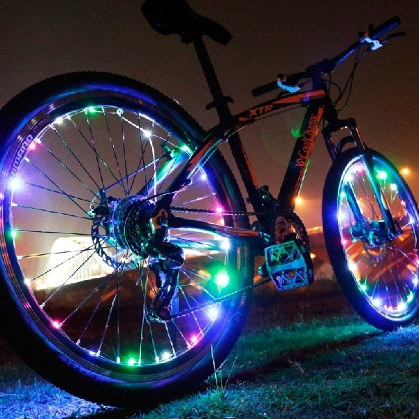 Striscia LED decorativa per ruota bicicletta 15 LED