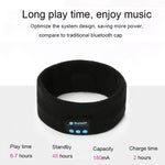 My-Call Bluetooth V5.0 Headsfree Fascia per capelli sportiva Copricapo musicale per iPhone 6 e 6s / iPhone 5 e 5S / iPhone 4 e 4S e altri dispositivi Bluetooth, usic Headwear Black, Music Headwear Dark Gray, Music Headwear Grey