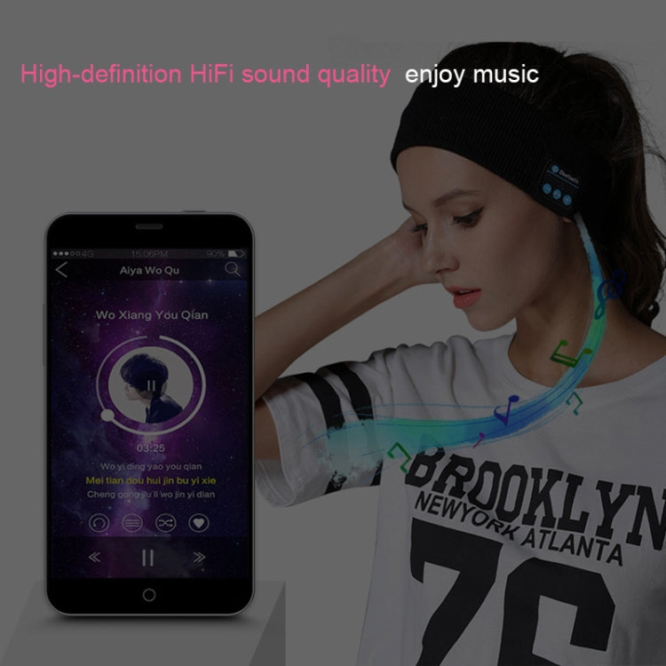 My-Call Bluetooth V5.0 Headsfree Fascia per capelli sportiva Copricapo musicale per iPhone 6 e 6s / iPhone 5 e 5S / iPhone 4 e 4S e altri dispositivi Bluetooth, usic Headwear Black, Music Headwear Dark Gray, Music Headwear Grey