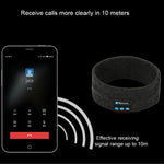 My-Call Bluetooth V5.0 Headsfree Fascia per capelli sportiva Copricapo musicale per iPhone 6 e 6s / iPhone 5 e 5S / iPhone 4 e 4S e altri dispositivi Bluetooth, usic Headwear Black, Music Headwear Dark Gray, Music Headwear Grey