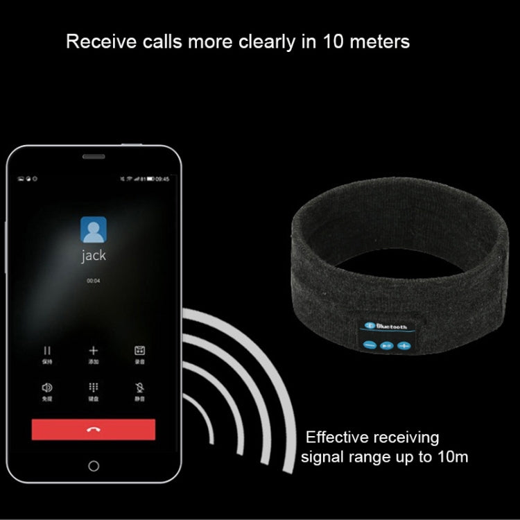 My-Call Bluetooth V5.0 Headsfree Fascia per capelli sportiva Copricapo musicale per iPhone 6 e 6s / iPhone 5 e 5S / iPhone 4 e 4S e altri dispositivi Bluetooth, usic Headwear Black, Music Headwear Dark Gray, Music Headwear Grey