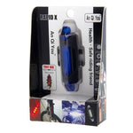 AQY-093 Fanale posteriore per bici a LED ricaricabile tramite USB rimovibile