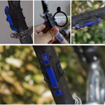AQY-093 Fanale posteriore per bici a LED ricaricabile tramite USB rimovibile