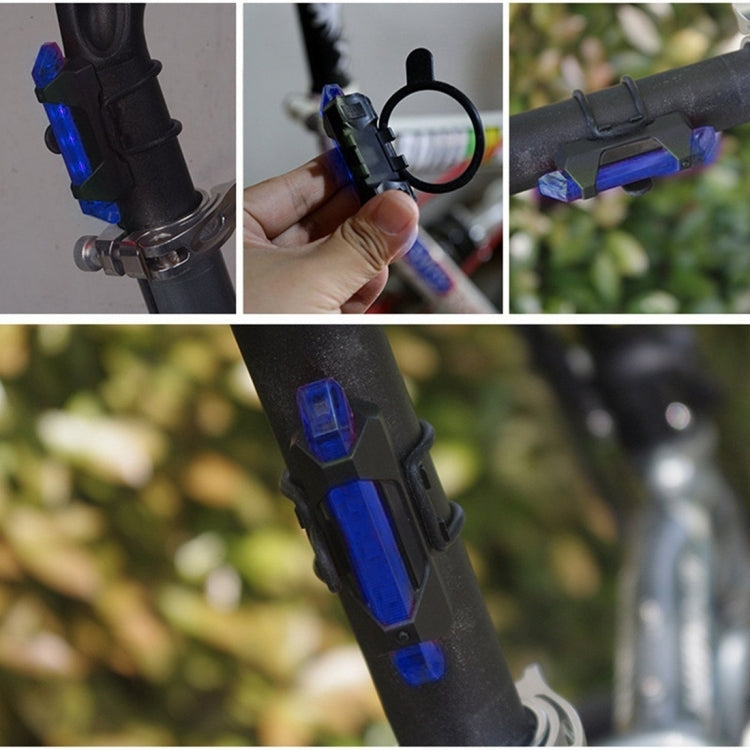 AQY-093 Fanale posteriore per bici a LED ricaricabile tramite USB rimovibile