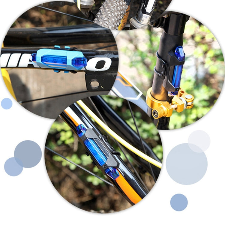 AQY-093 Fanale posteriore per bici a LED ricaricabile tramite USB rimovibile