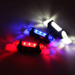 AQY-093 Fanale posteriore per bici a LED ricaricabile tramite USB rimovibile