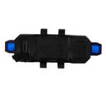 AQY-093 Fanale posteriore per bici a LED ricaricabile tramite USB rimovibile