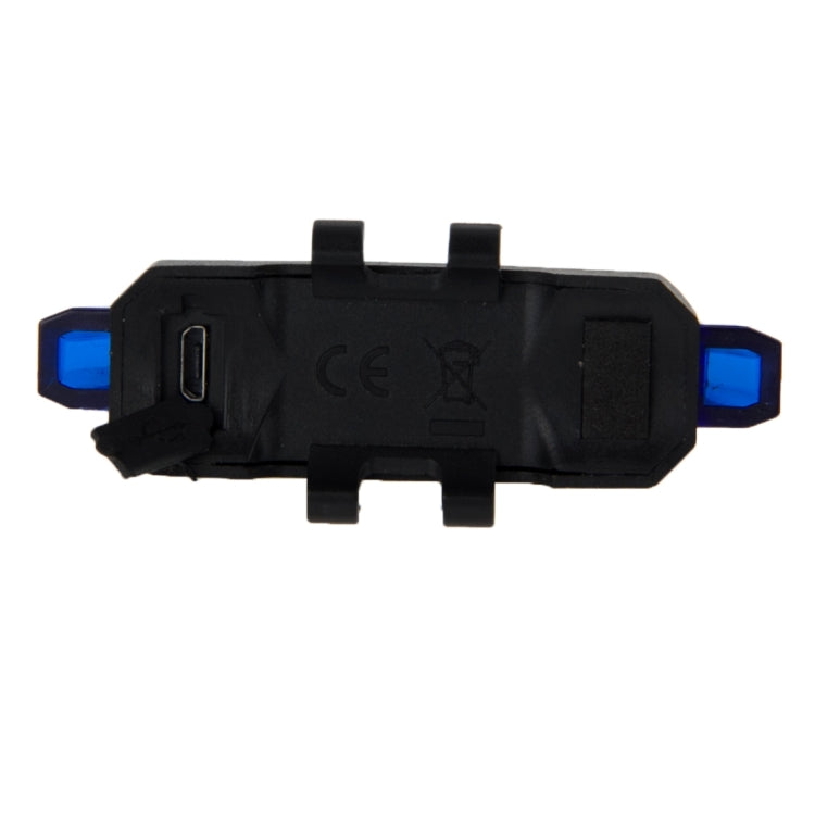 AQY-093 Fanale posteriore per bici a LED ricaricabile tramite USB rimovibile