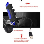 AQY-093 Fanale posteriore per bici a LED ricaricabile tramite USB rimovibile