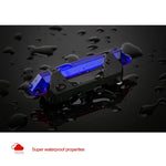 AQY-093 Fanale posteriore per bici a LED ricaricabile tramite USB rimovibile