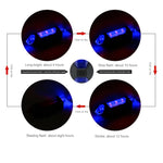 AQY-093 Fanale posteriore per bici a LED ricaricabile tramite USB rimovibile