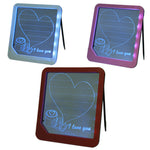 Tabellone per messaggi a LED con luce di visualizzazione per scritte, dimensioni: 225x200x22 mm, LED Message Board