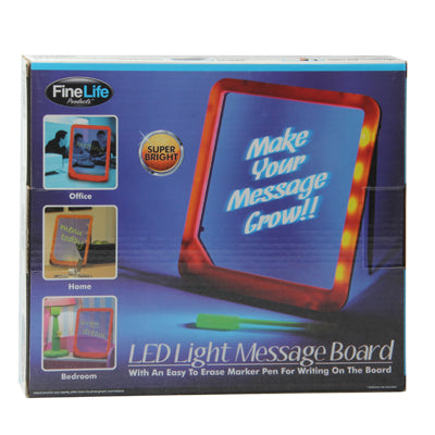 Tabellone per messaggi a LED con luce di visualizzazione per scritte, dimensioni: 225x200x22 mm, LED Message Board