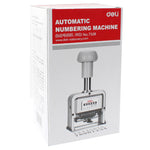 Numeratore automatico in materiale metallico ad alte prestazioni (codice 8), 8 Code