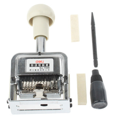 Numeratore automatico in materiale metallico ad alte prestazioni (codice 9), 9 Code
