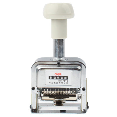 Numeratore automatico in materiale metallico ad alte prestazioni (codice 10), 10 Code