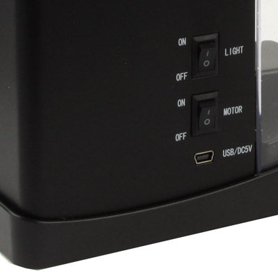 Mini acquario da tavolo USB con luci LED e display LCD