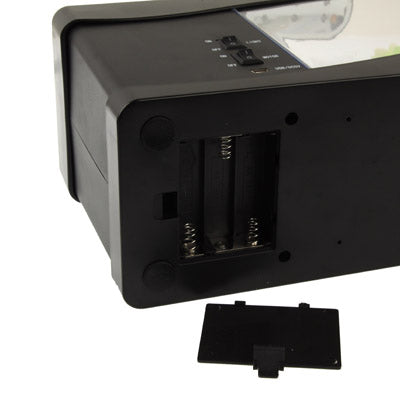 Mini acquario da tavolo USB con luci LED e display LCD